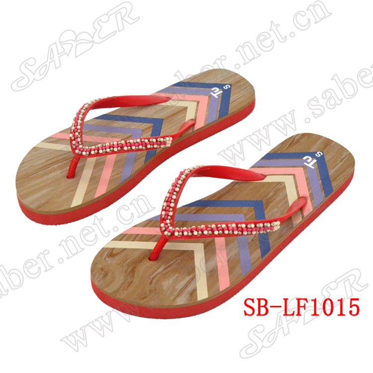 Oem Fashion Cheap Flat PVC Flip Flop Upper Design