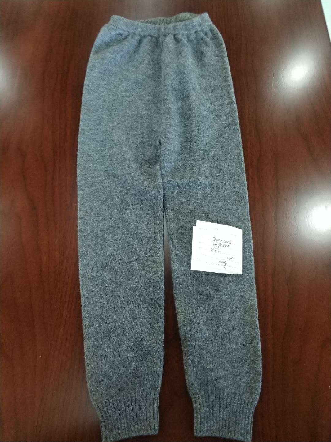 wool knitting trousers of children