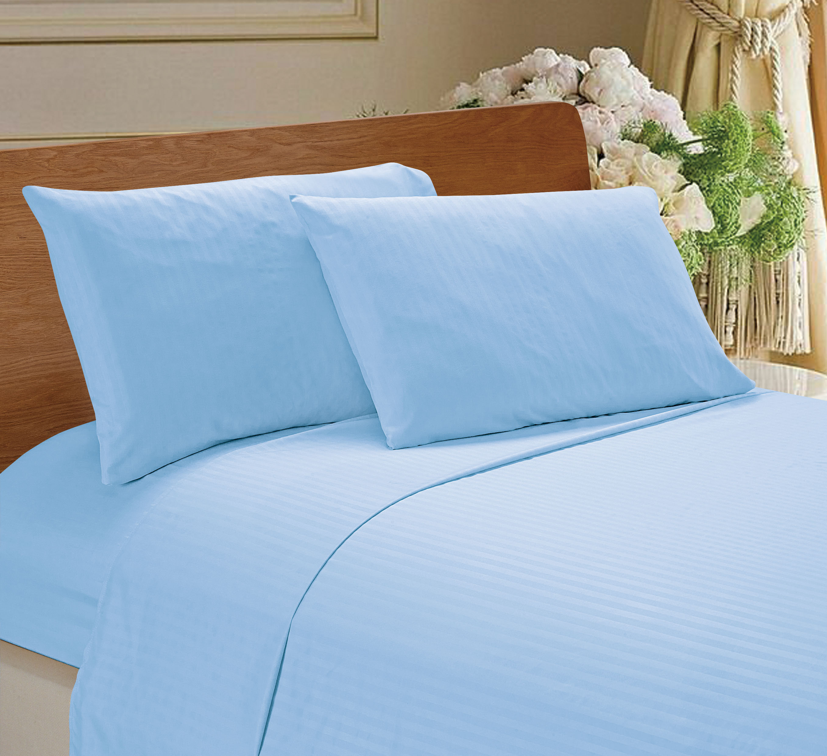 SuperSoft Solid Embossed Microfiber Bed Sheet Set