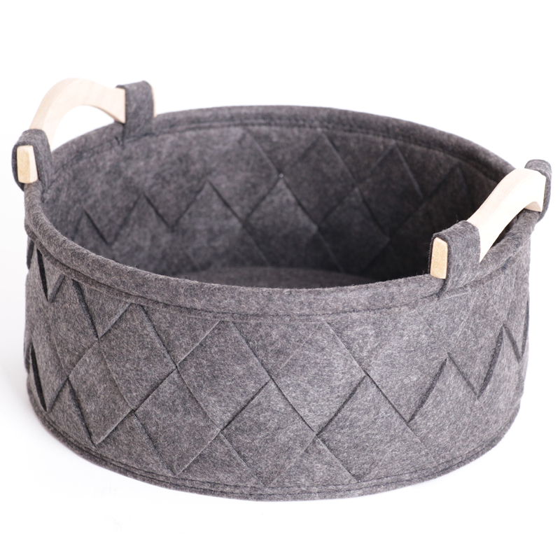 Felt basket, large storage basket, laundry basket