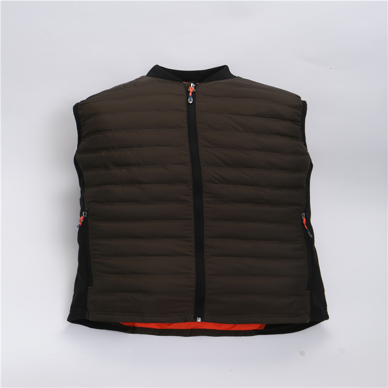 Men's fake down body warmer