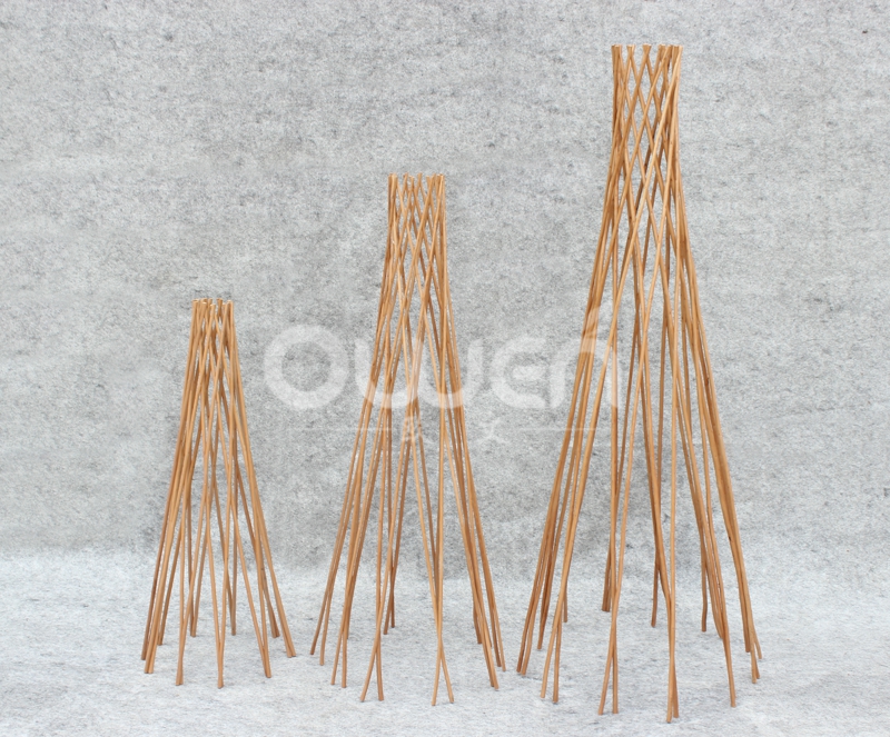 Carbonized Expandable Willow Obelisk