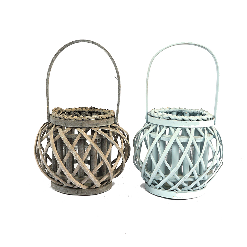 1ACustom Cheap Handmade bamboo Willow Best Sellers linyi linshu lantern Wedding decoration candle ramadan christmas home decoration Indoor outdoor wooden chinese lantern