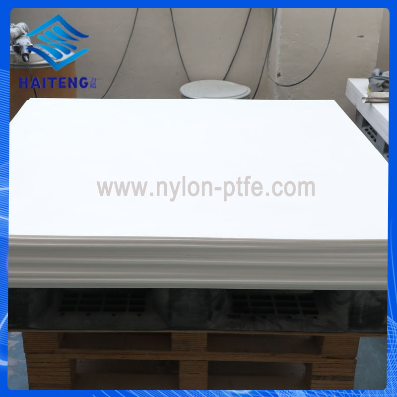 White PTFE Moulded Sheet Rods Black PTFE Plate