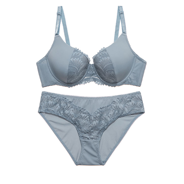soft lady plus size nylon bra sets