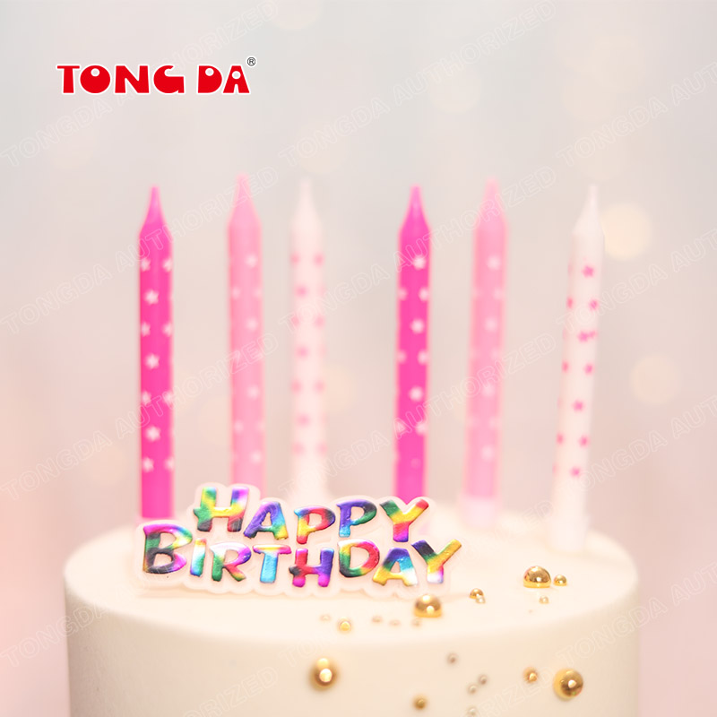 Rainbow candles birthday cake candles creative colored pencil candles birthday candles long candles