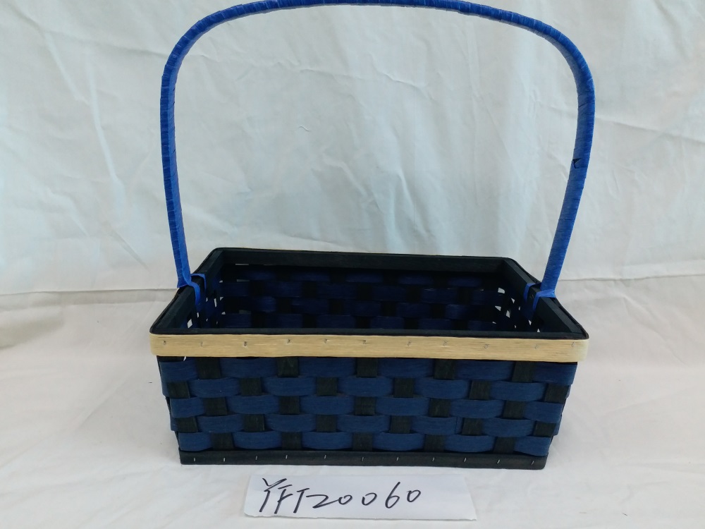 Gushi Yufeng Eco-friendly New Nice Design Wicker Gift Fruit Basket with handles
