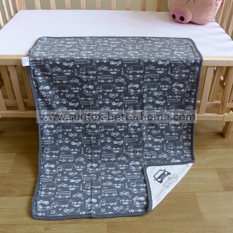 Double Layers 100% Cotton Interlock Baby Blankets