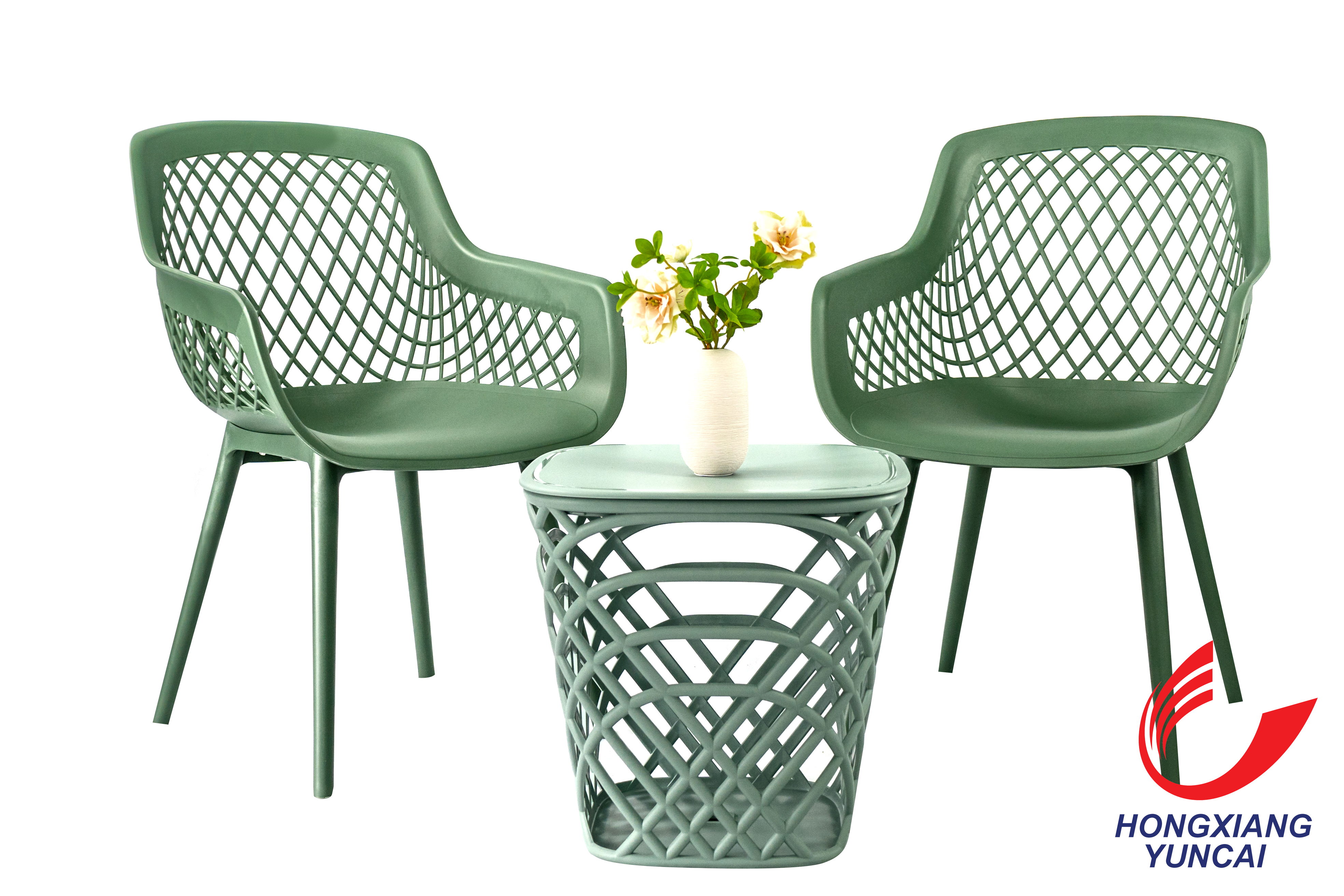Plastic table and chair set