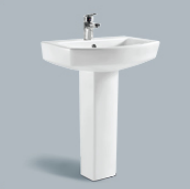 P206 Ceramic pedestal basin