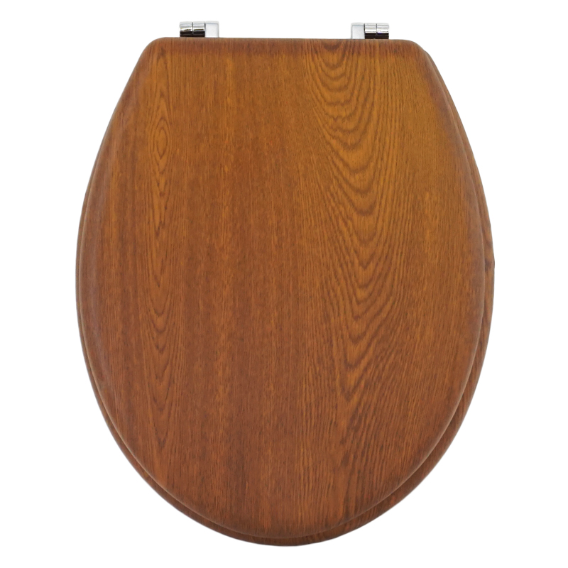 18 inch PVC veneer molded wood toilet seat