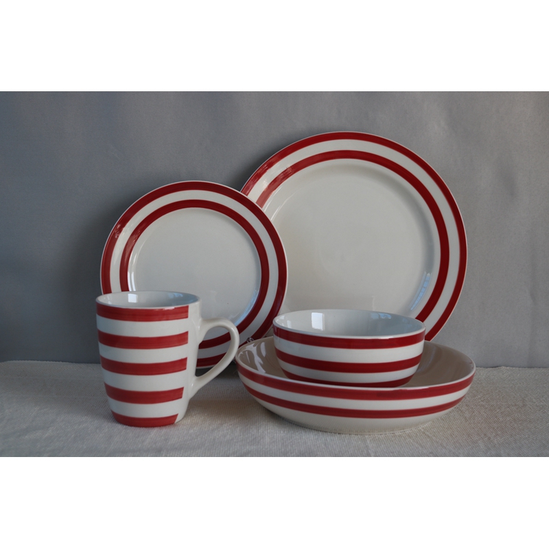 Hand painting dinnerware
