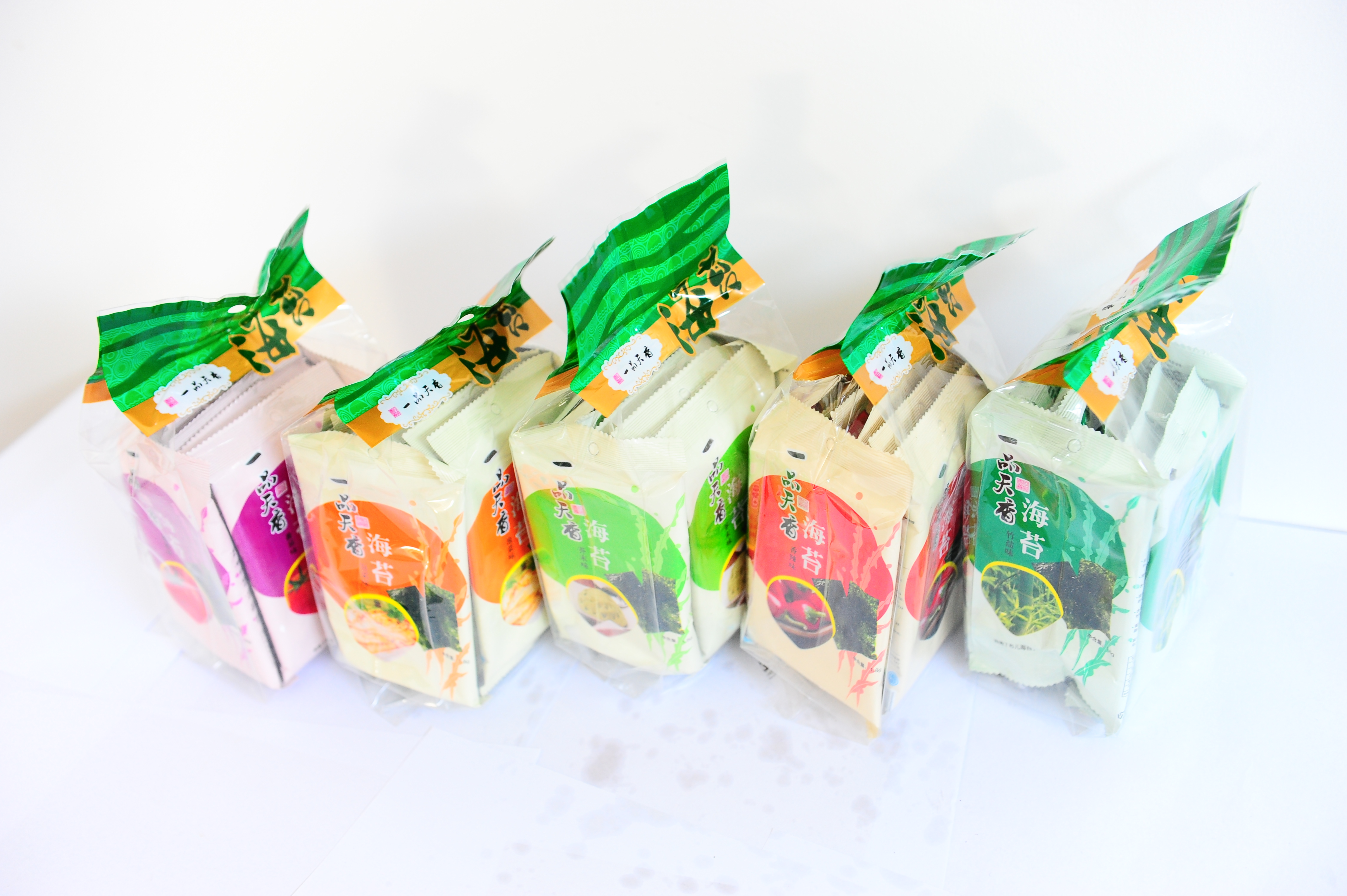 Flavoured seaweed