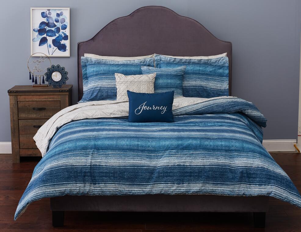 10PC Printed 100% polyester comforter set