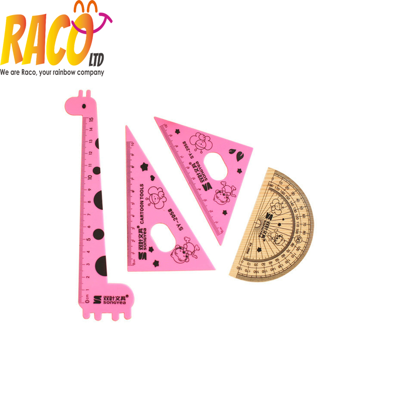 Cartoon 4 Set Ruler