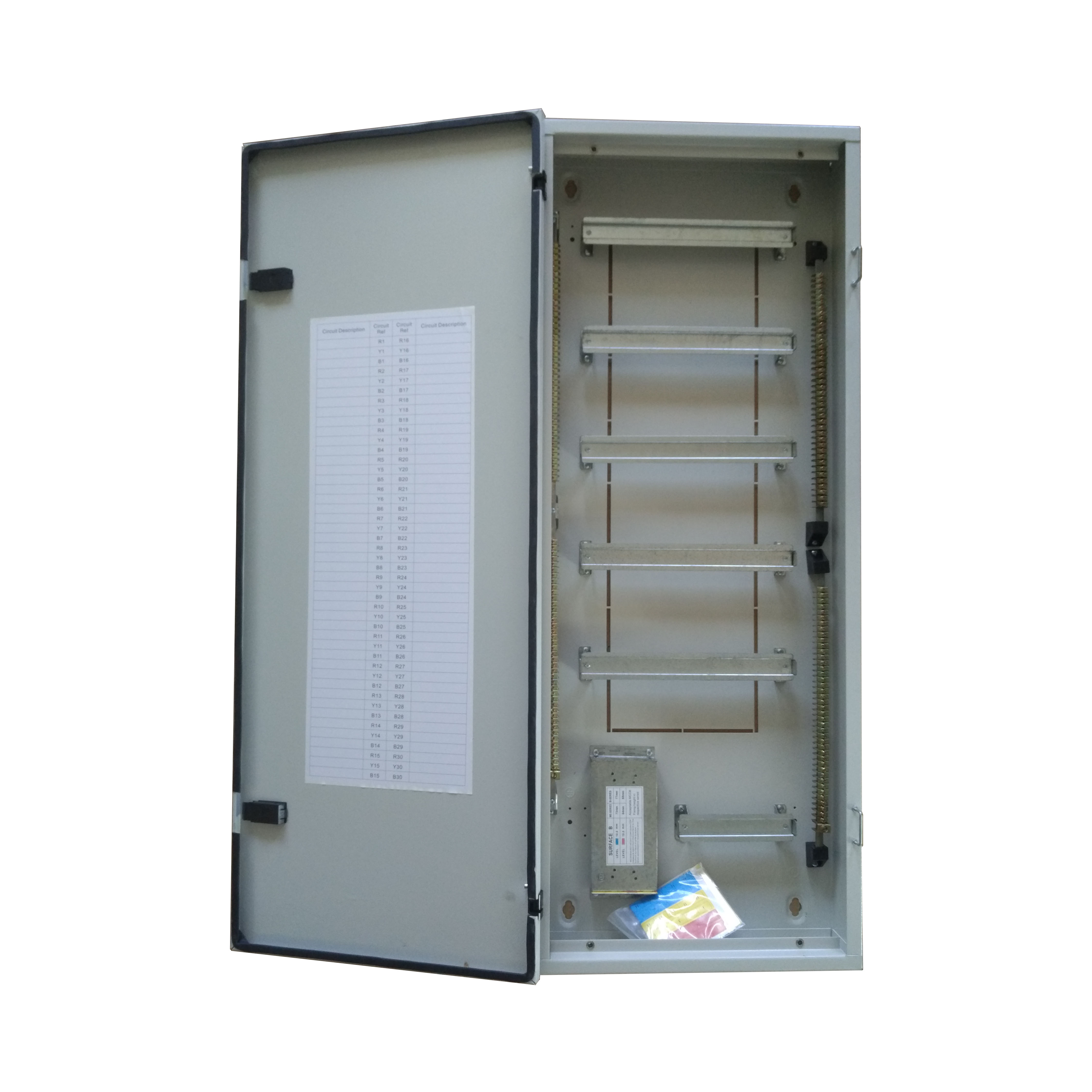 High Quality GRW6R83Way ROW Type Din Rail Modular ectrical Distribution BOX for circuit Breaker switch