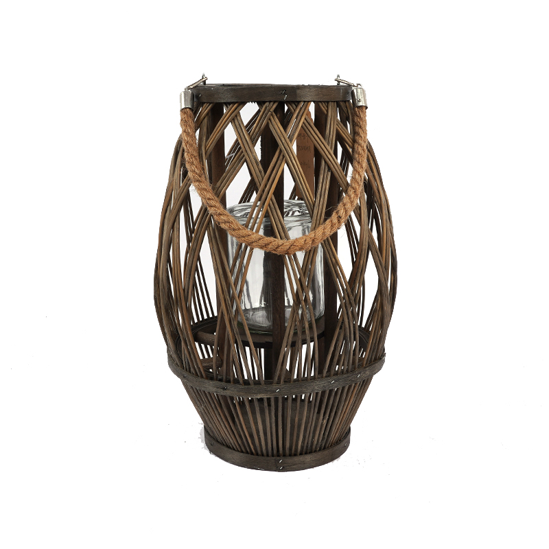 Bamboo customize Wedding decoration candle ramadan christmas home decoration Indoor outdoor wooden chinese lantern