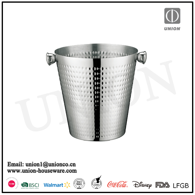 Promotion gift custom stainless steel bulk large ice bucket