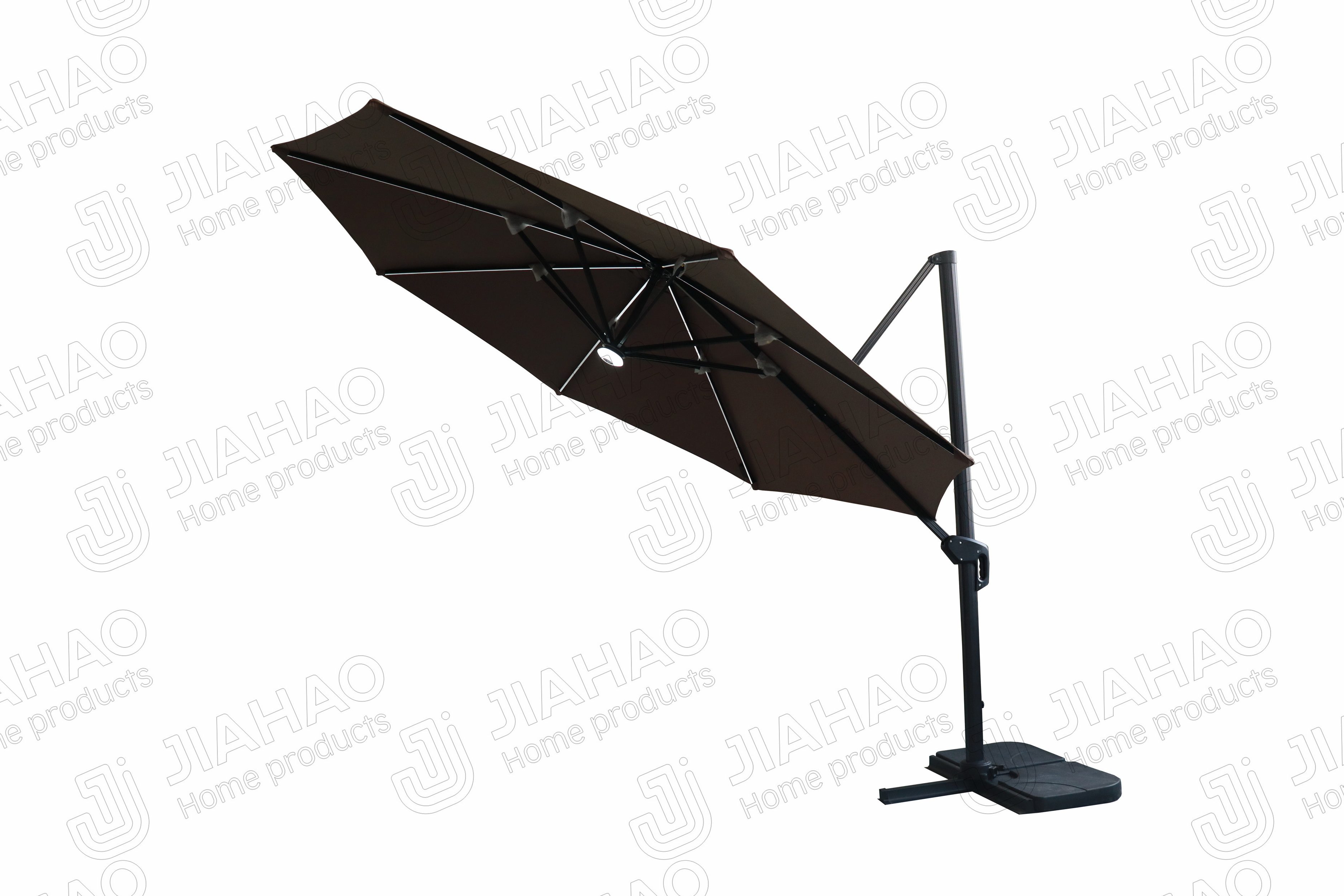 Garden Umbrella: 350-8 Rome Umbrella with LED straight light