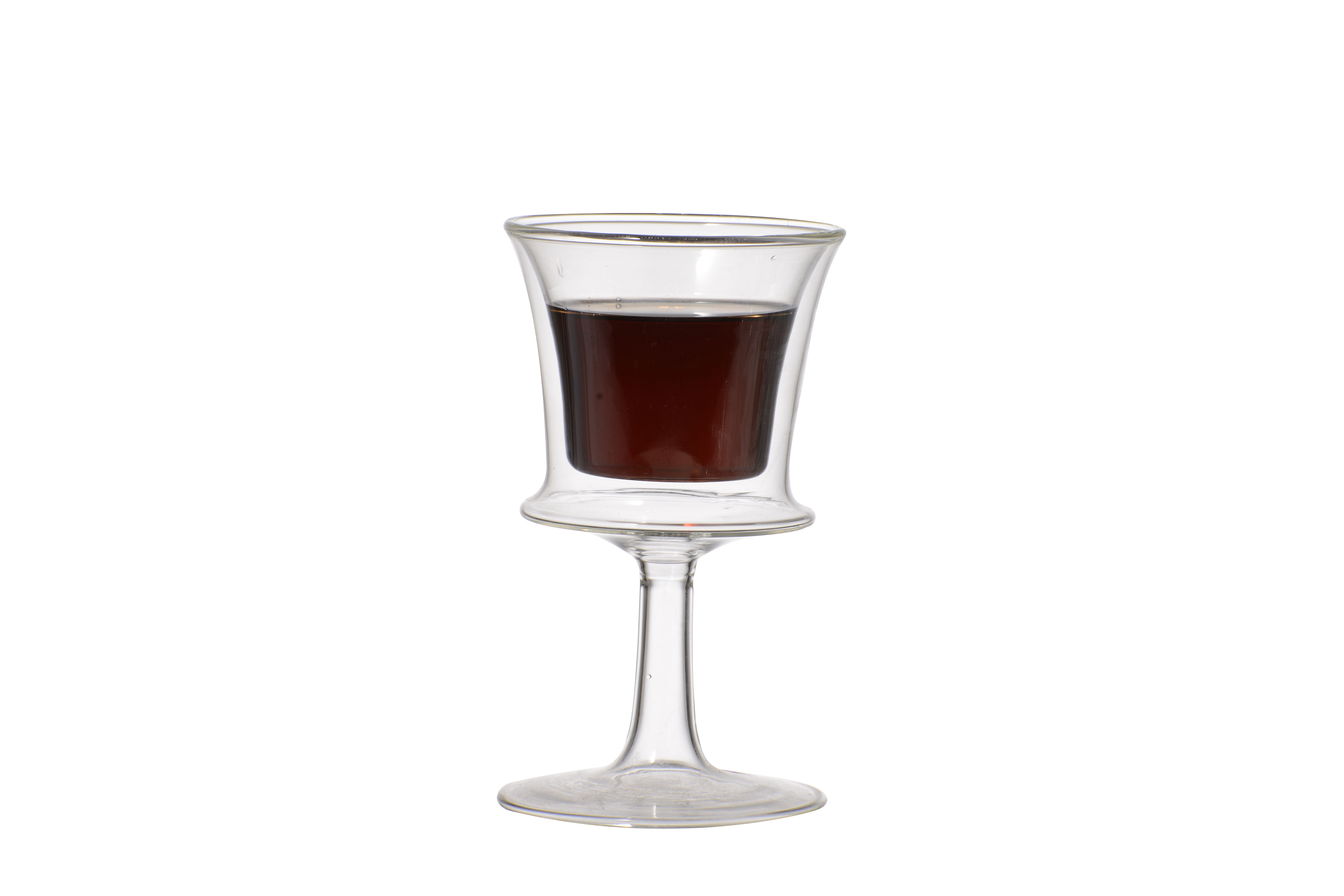 Red wine glass