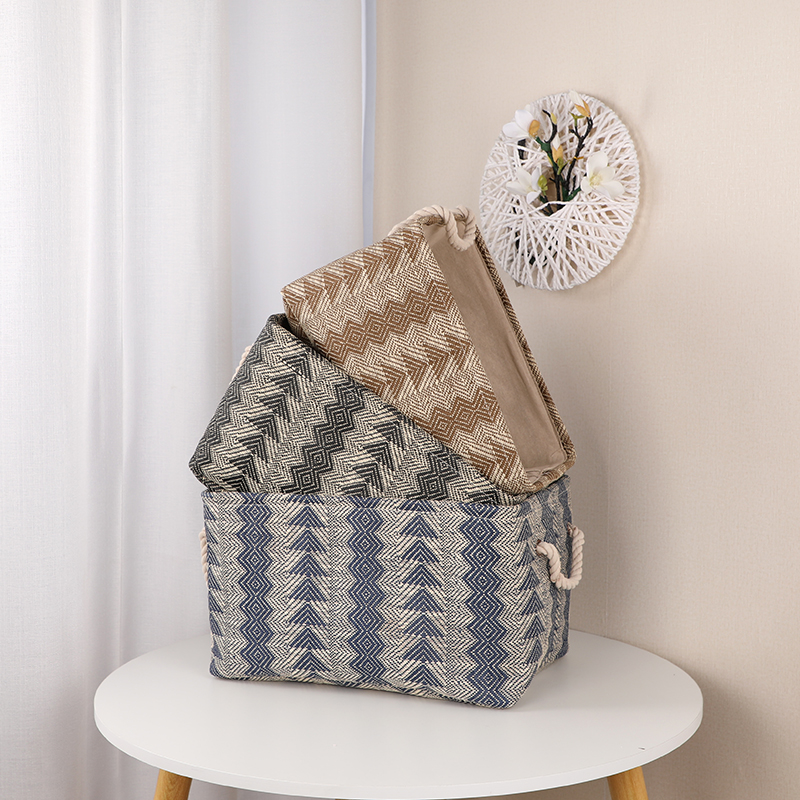 Fabric storage baskets