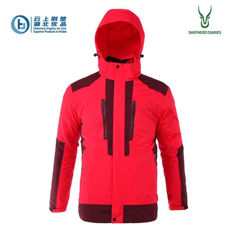 Men's outdoor functional 2 in1 jacket
