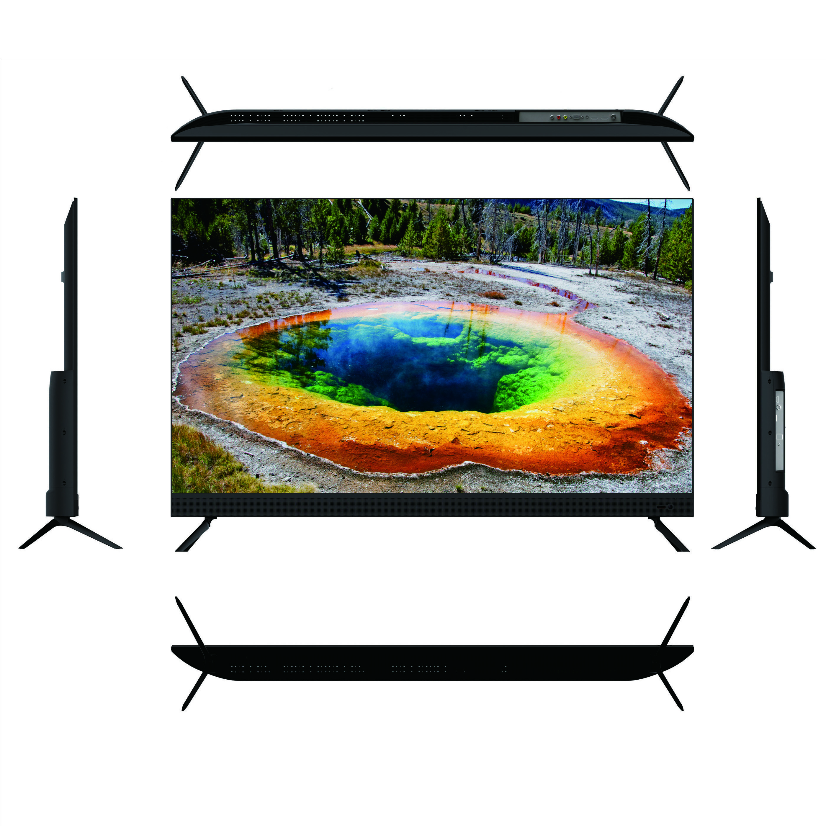 50/55INCH frameless sound bar smart tv