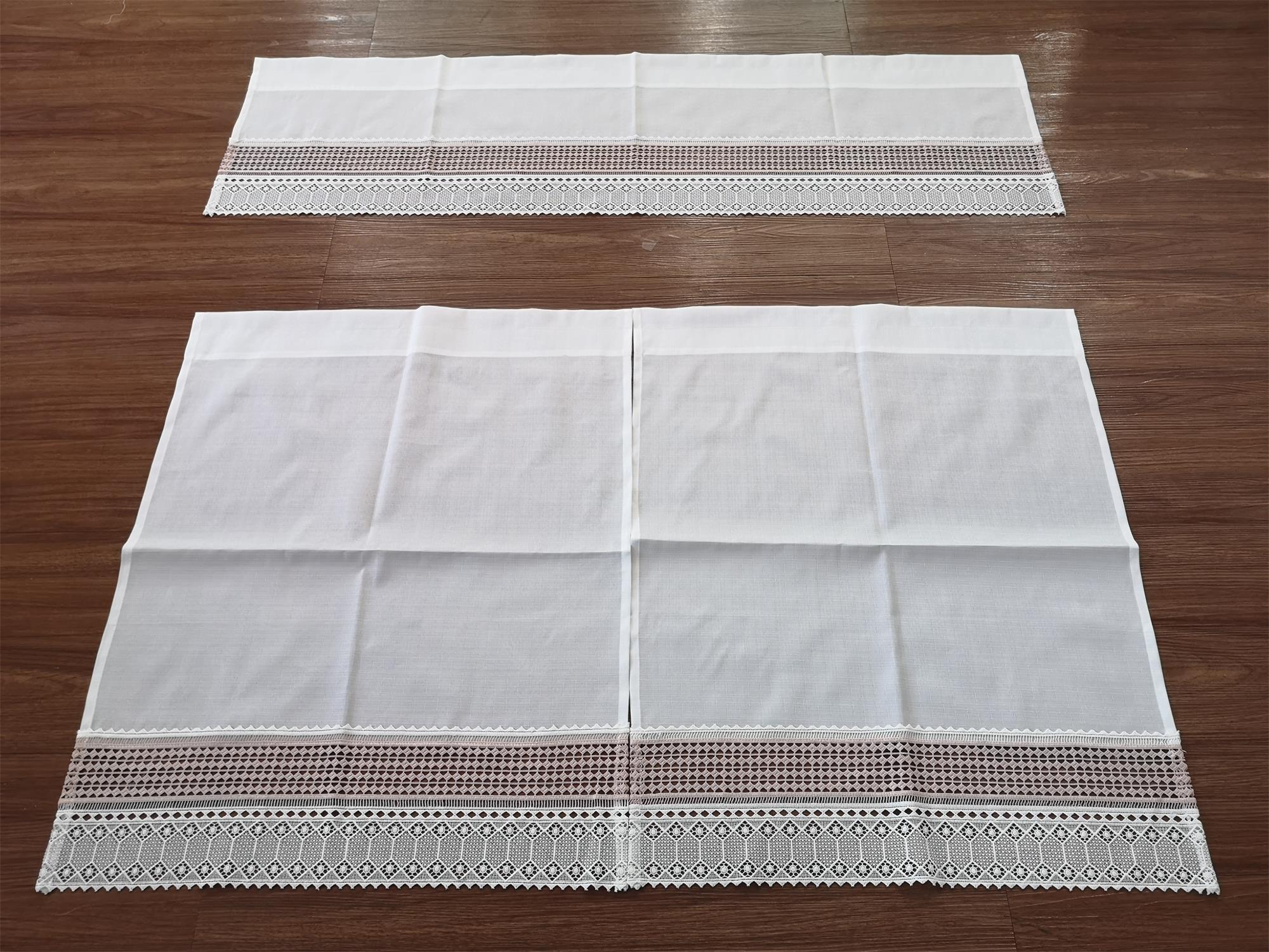 lace kitchen curtain from manufacturer in China