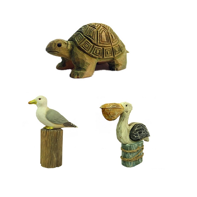 wooden ocean animal
