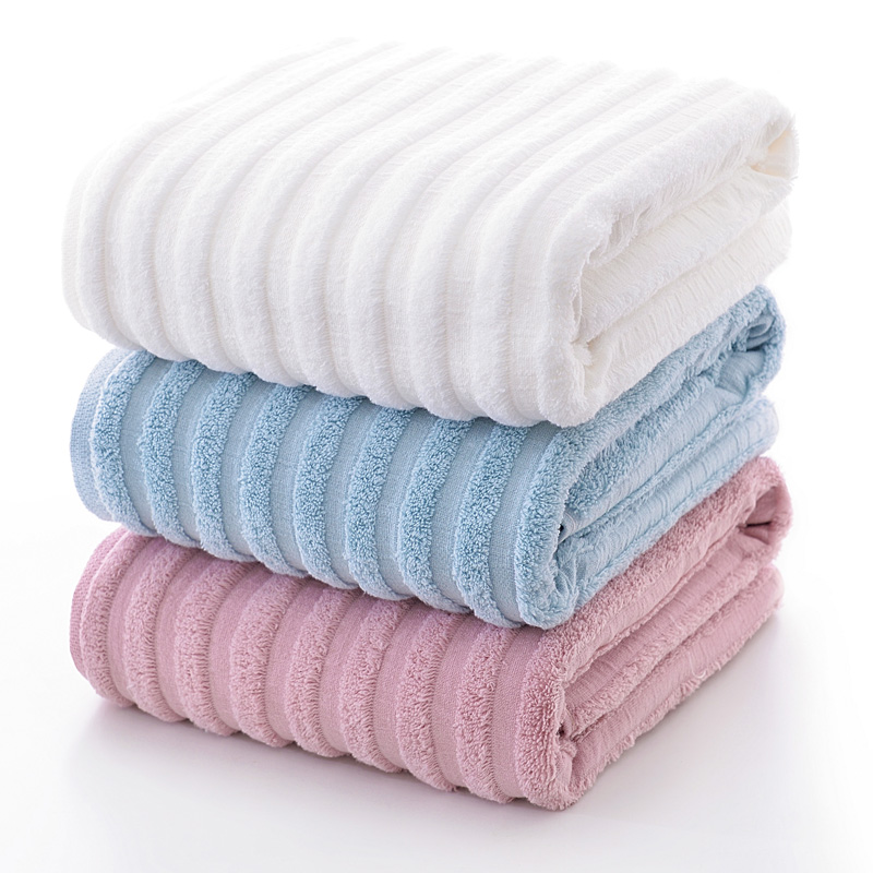 high quality pure cotton solid color soft absorbent bath towel