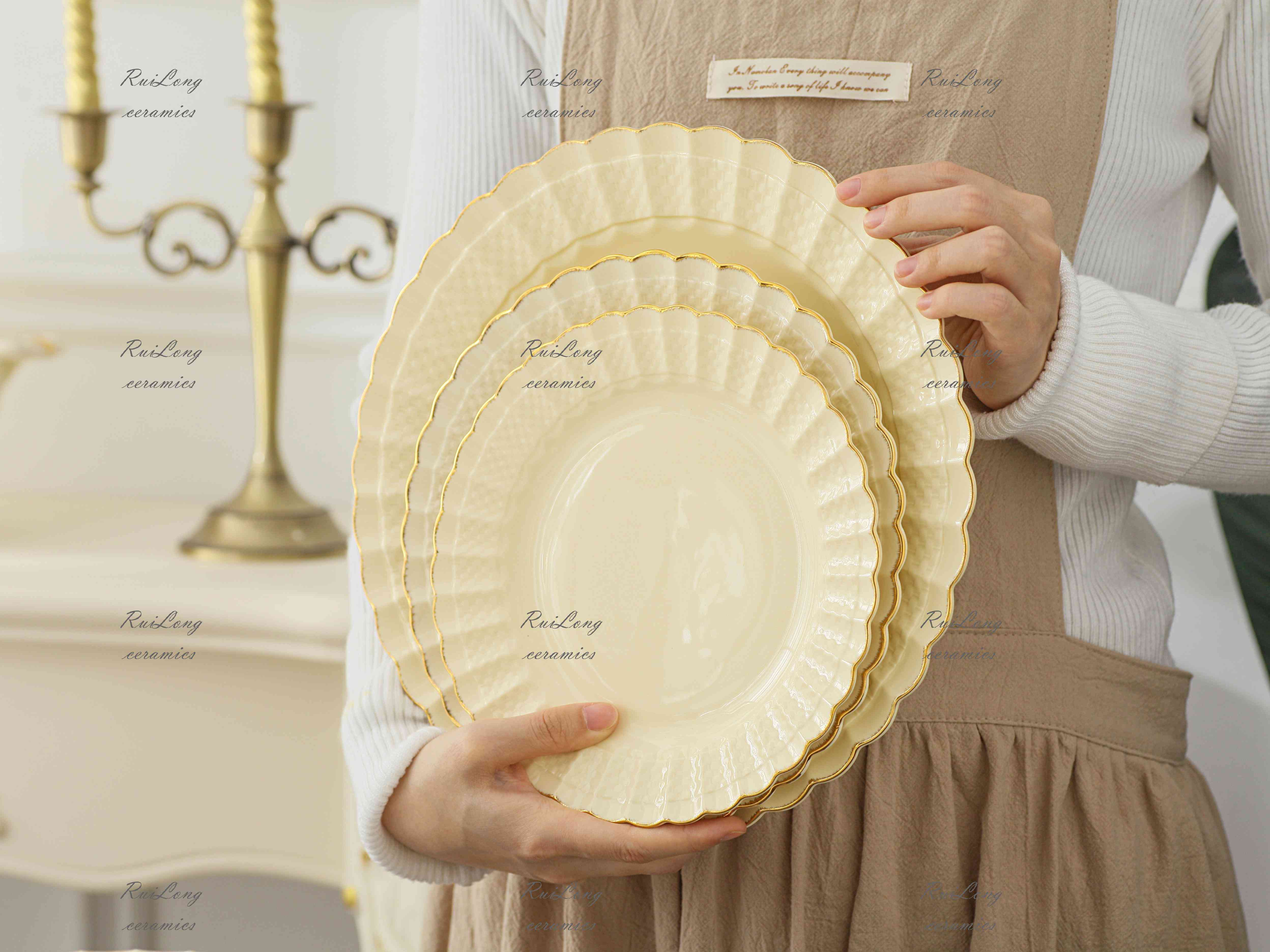 Chinese manufactures factory direct selling customized fashion design Ceramic Plate