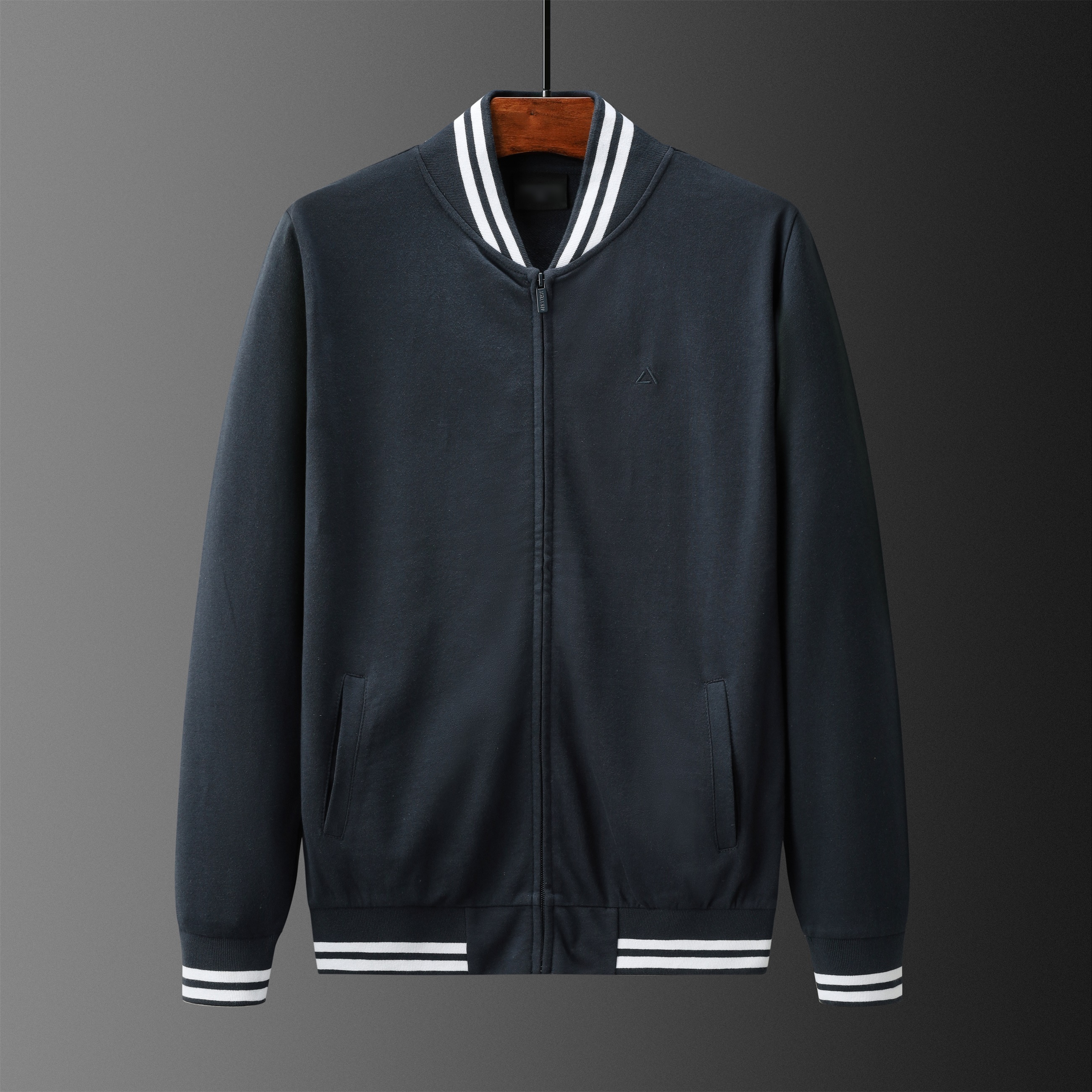 Men's Fashion Sweat Shirt Jacket, Baseball Jacket, Cvc Coat