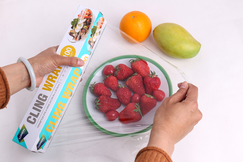 PE cling wrap Food Wrap Food Film cling film PE fILM PLASTIC WRAP 30CMX30.5M