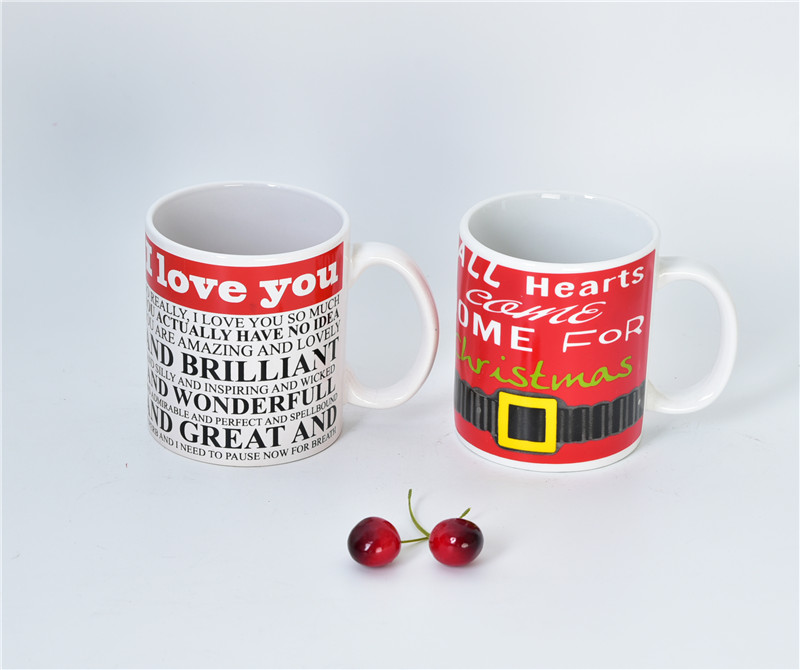 Christmas ceramic mug promotion