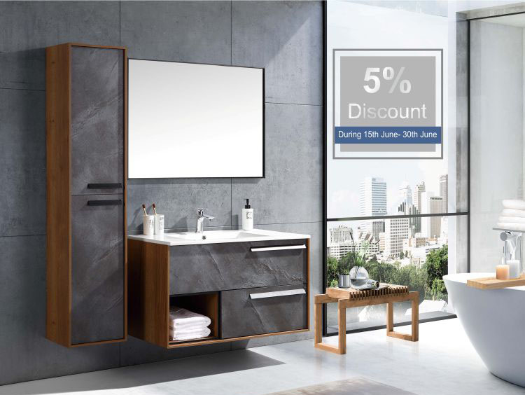 1200mm Model Bathroom Vanity Cabinet With Open Shelf
