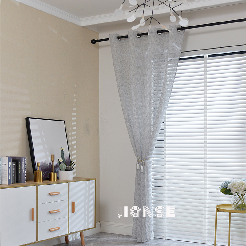 CURTAIN G2790 Irregular jacquard curtain fabric engineering curtain cortina indoor window covering