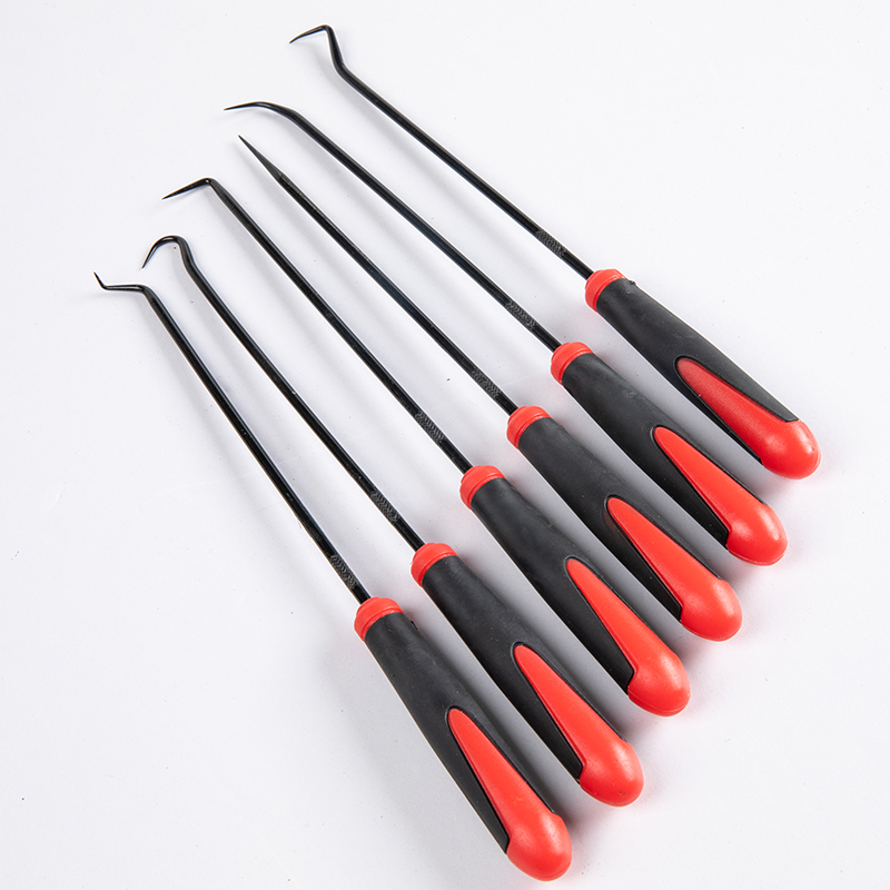 6pc Pick & Hook Set With Rubber Grip