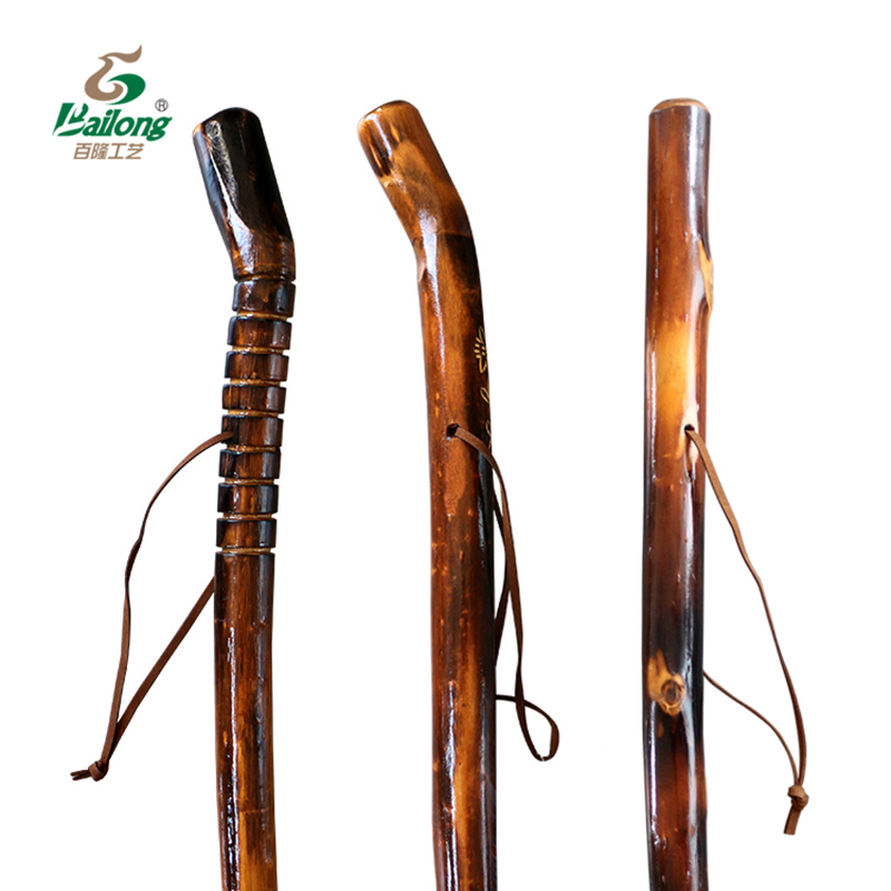 Factory Custom Hand Carved Wooden Walking Stick