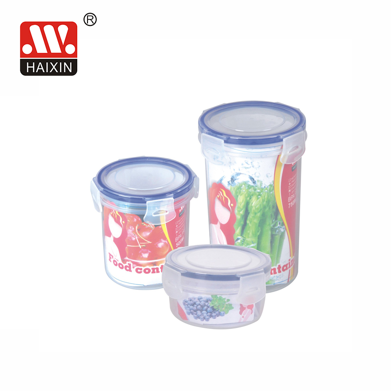 Plastic food container airtight food containers dishwasher microwave safe lunch box with lock lid