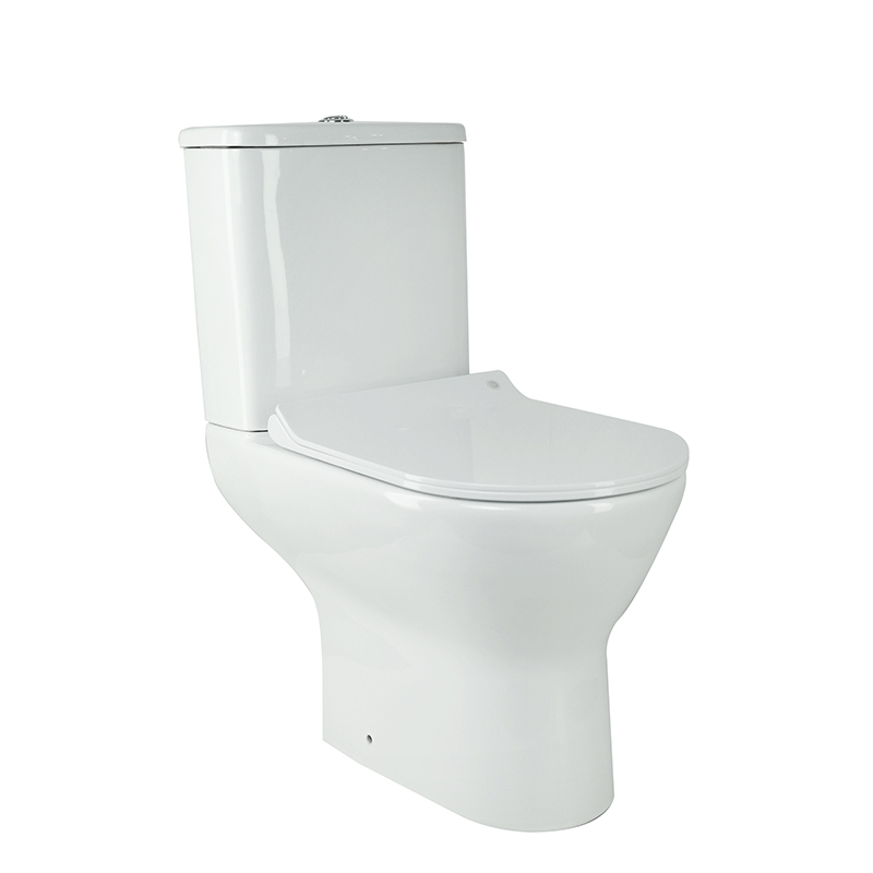 Washdown Two Pcs Toilet Rimless
