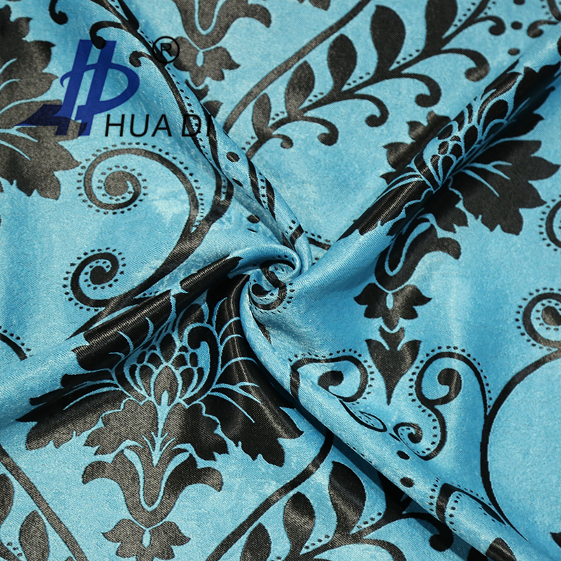 Cationic jacquard shading cloth