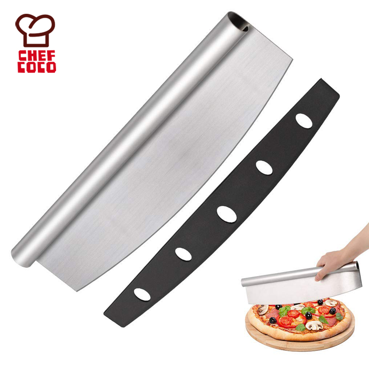 Pizza rolling cutter pizza cutter with blade cover pizza tool pizza knife pancake cutter