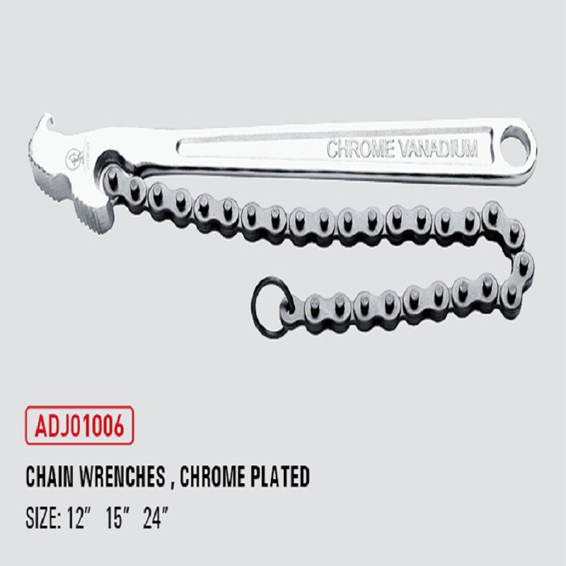 Chain Wrenches, Chrome Plated