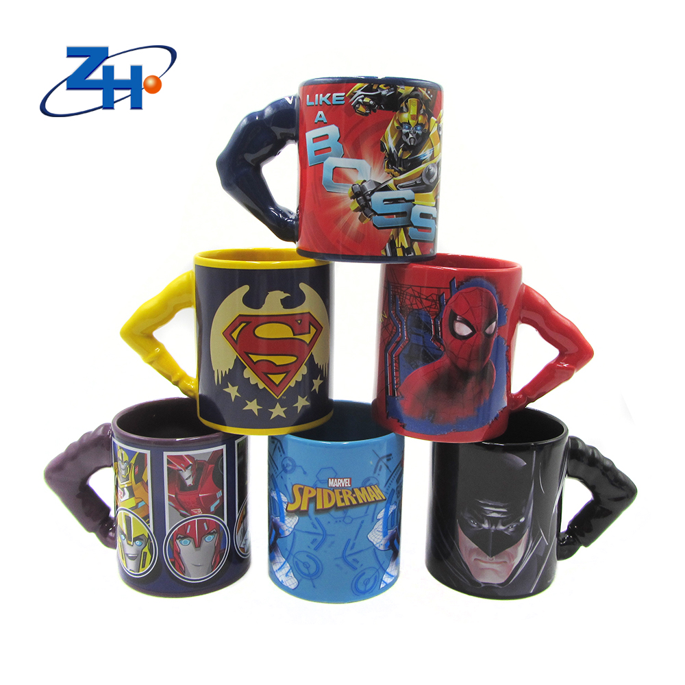 ceramic mug with muscle mug special coffe handle mug