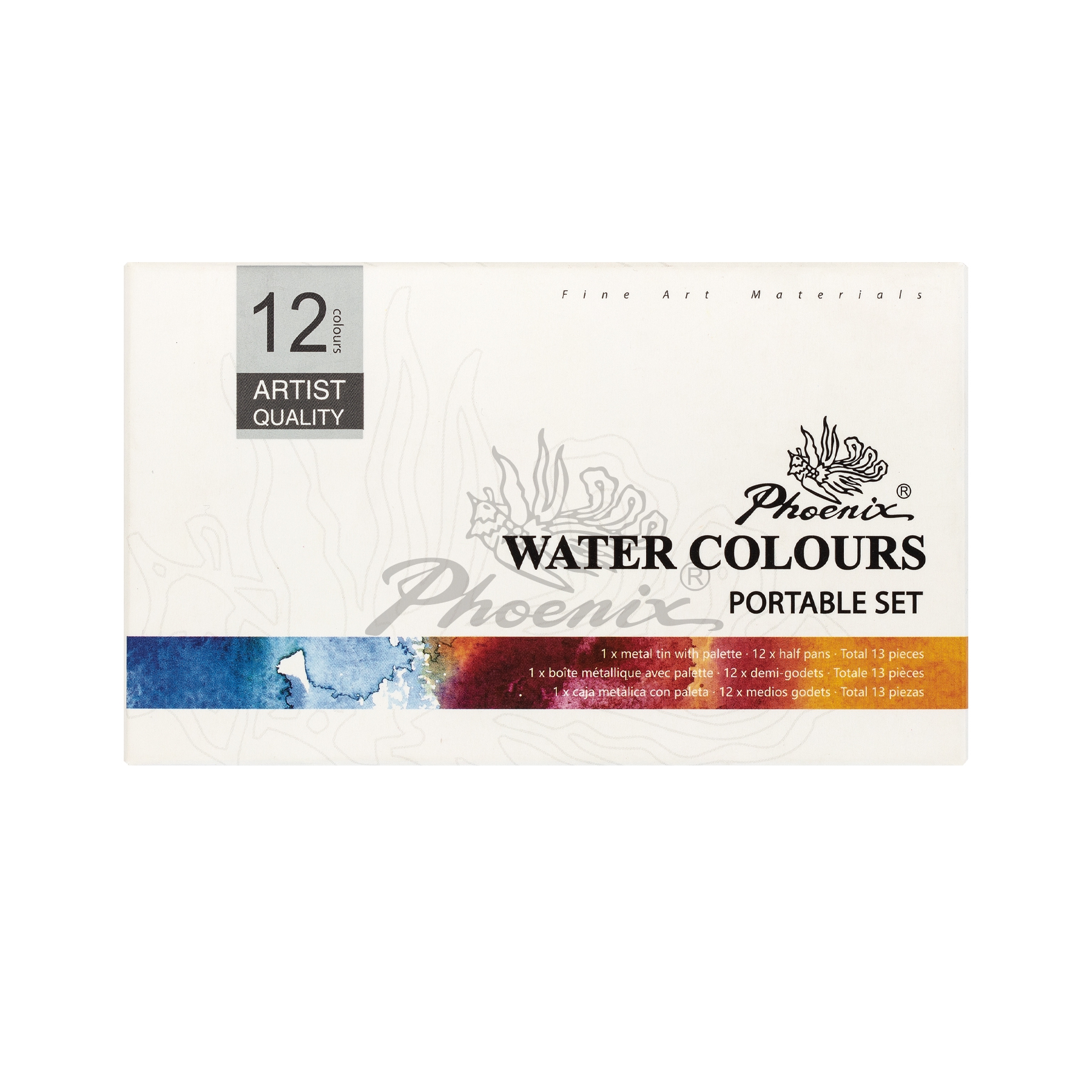 Artist Quality Watercolour Portable Set