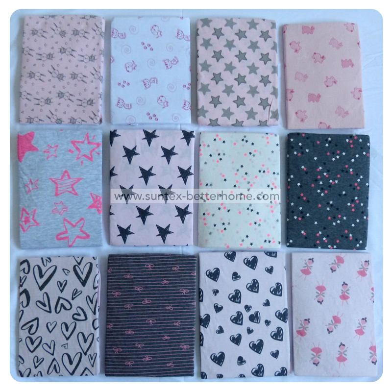 Premium Fitted Crib Sheet Set 100% Jersey Cotton Baby Fitted Sheet