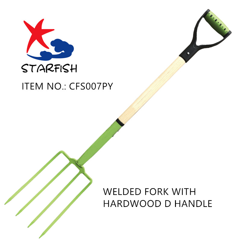 Welded Fork With Hardwood D Handle