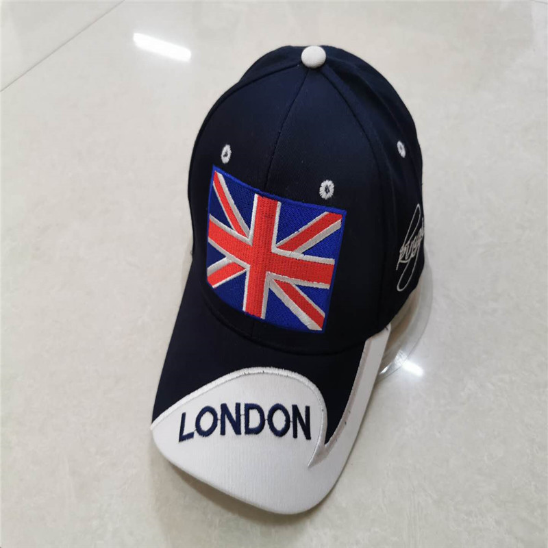 6-Panels Baseball Cap 100% Cotton