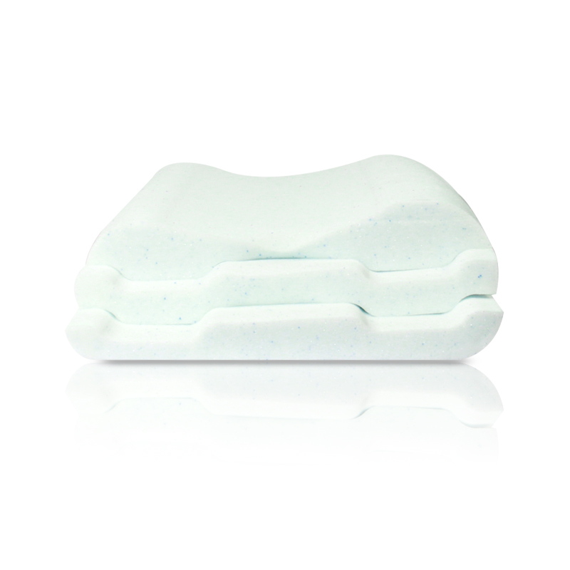 Height Adjustable Memory Foam Pillow with gel infused foam