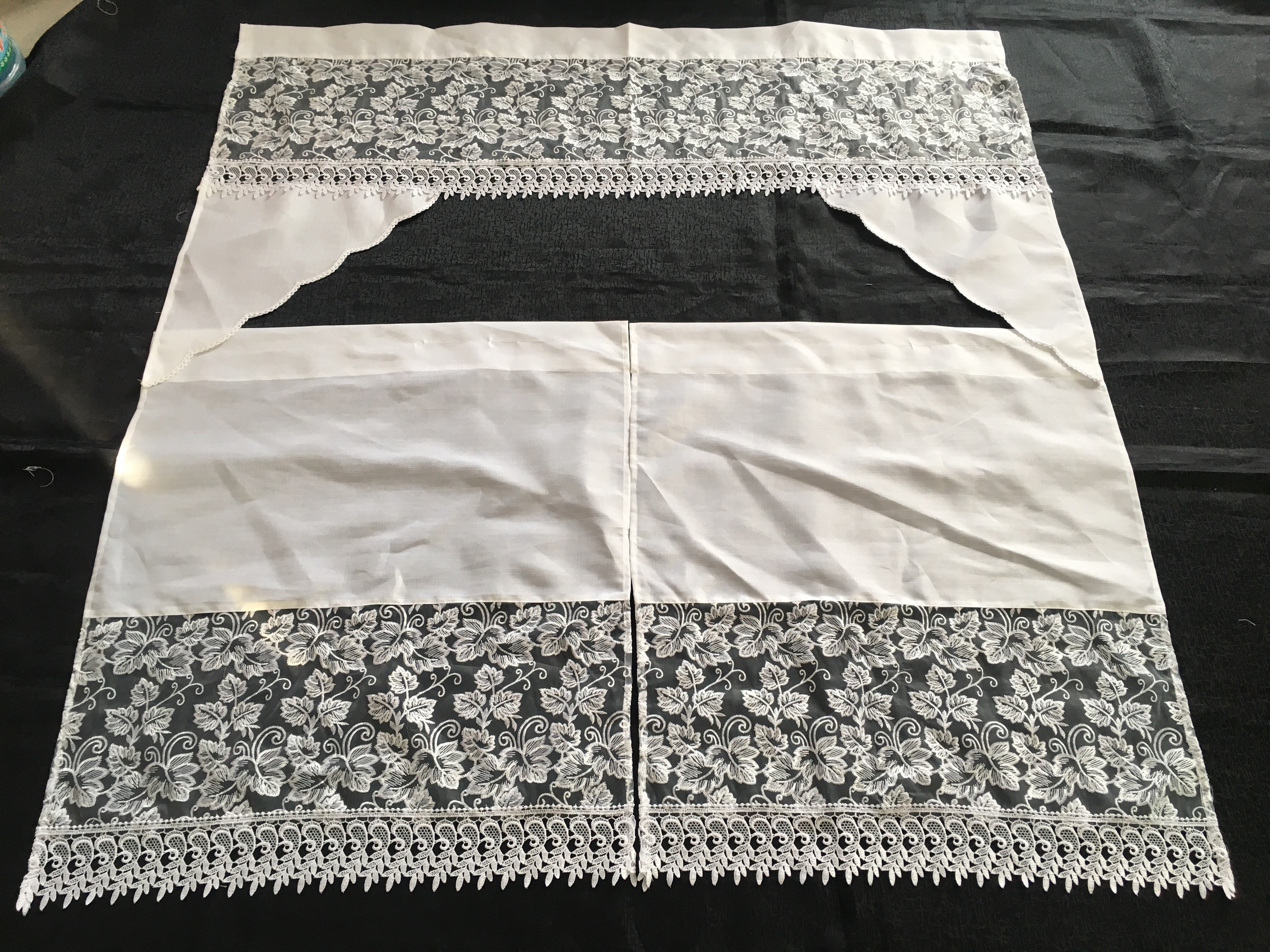 lace kitchen curtain from manufacturer in China